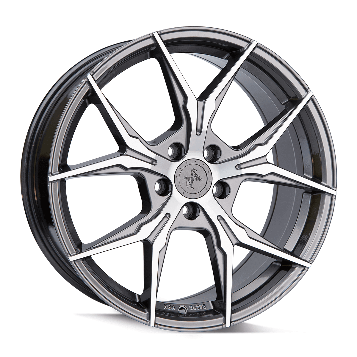 Keskin KT19N Palladium Front Polish Alufelge 8.5x19 ET45 5x112/72.6