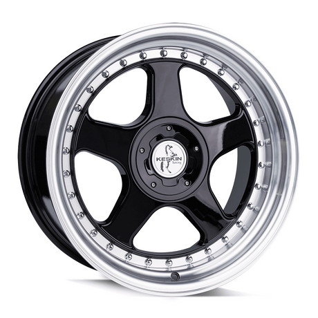 Keskin KT1 Klassik Black Lip Polish Alufelge 8.5x18 ET15 5x112/5x120/76.9