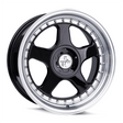Keskin KT1 Klassik Black Lip Polish Alufelge 10x18 ET25 5x100/5x112/72.6