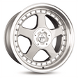 Keskin KT1 Klassik Silver Lip Polish Alufelge 10x18 ET18 5x112/5x120/76.9