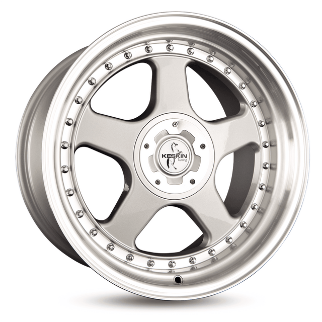 Keskin KT1 Klassik Silver Lip Polish Alufelge 10x18 ET18 5x112/5x120/76.9