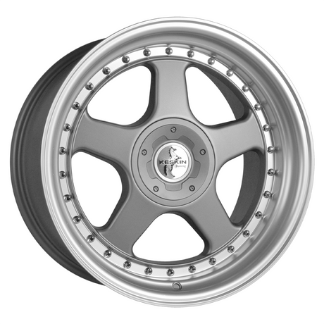 Keskin KT1 Klassik Titan Grey Lip Polish Alufelge 10x18 ET25 5x100/5x112/72.6