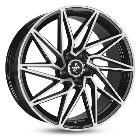 Keskin KT20 Future Black Front Polish Alufelge 8.5x20 ET30 5x112/72.6