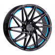 Keskin KT20 Future Black Painted Blue Inside Alufelge 8.5x20 ET45 5x112/72.6