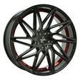 Keskin KT20 Future Black Painted Red Inside Alufelge 8.5x20 ET30 5x112/72.6