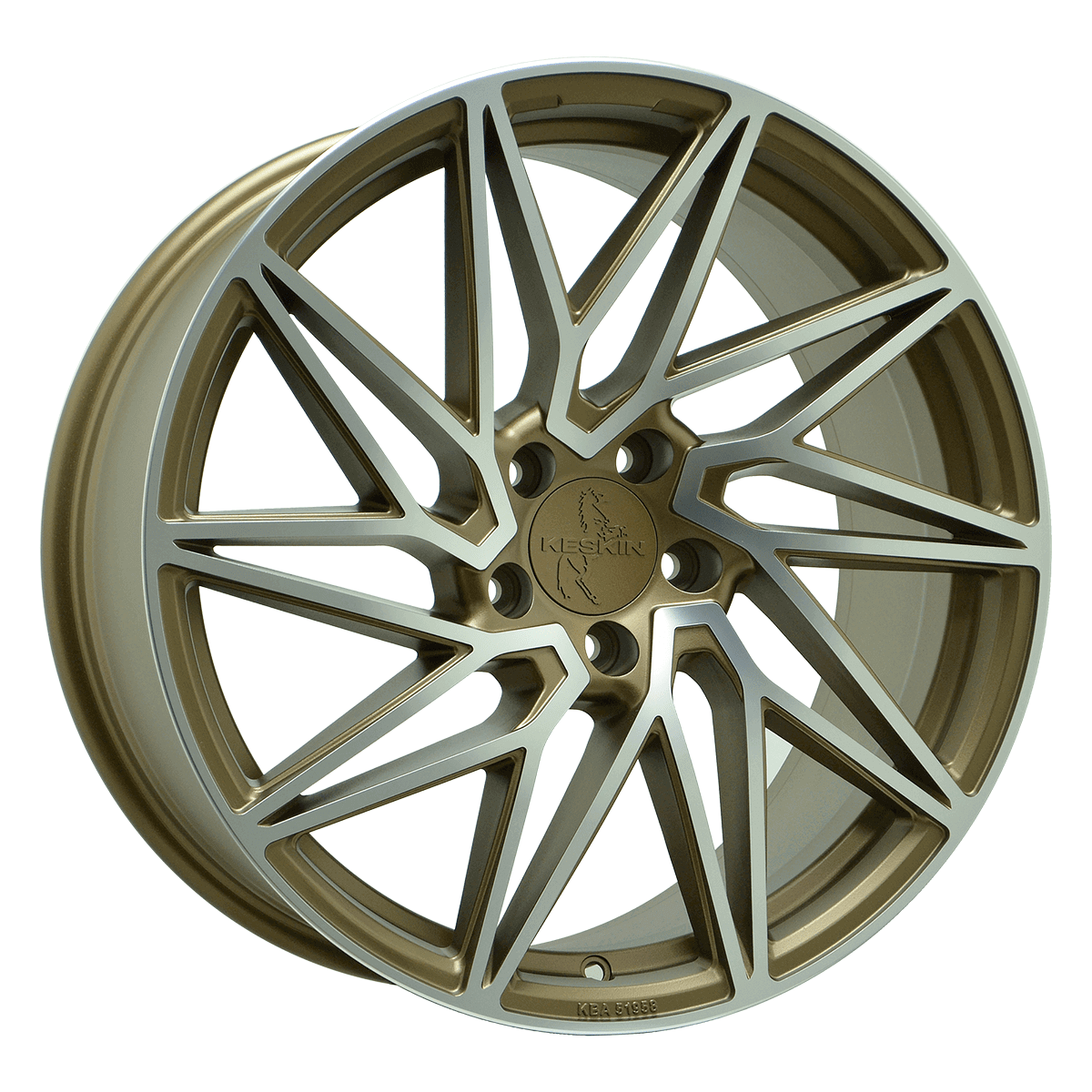 Keskin KT20 Future Bronze Front Polish Alufelge 8.5x19 ET45 5x112/72.6