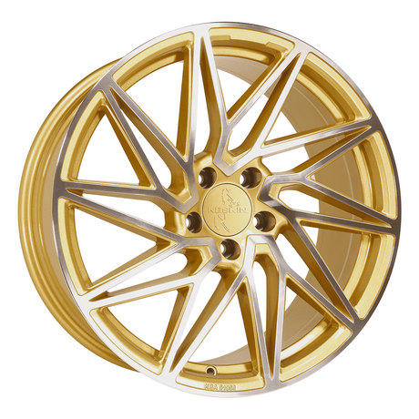 Keskin KT20 Future Gold Front Polish Alufelge 8.5x19 ET45 5x112/72.6