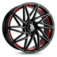 Keskin KT20 Future Matt Black Red Inside Alufelge 8.5x19 ET45 5x112/72.6