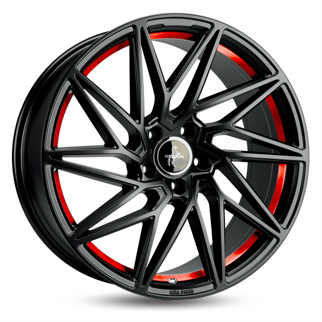 Keskin KT20 Future Matt Black Red Inside Alufelge 8.5x19 ET45 5x112/72.6