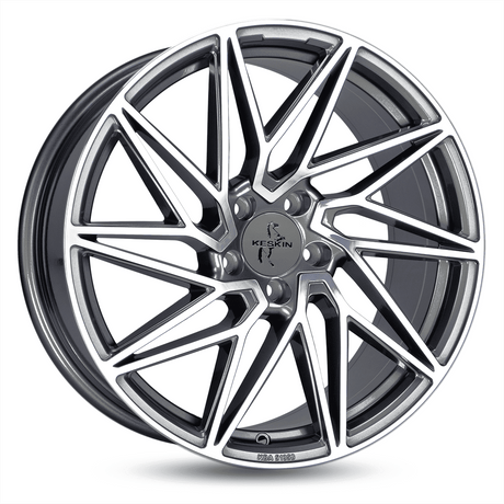 Keskin KT20 Future Palladium Front Polish Alufelge 8.5x20 ET30 5x112/72.6