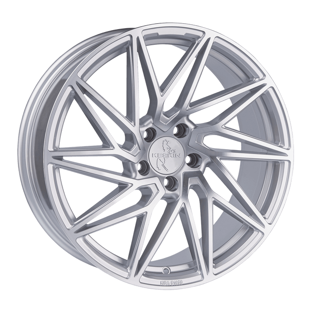 Keskin KT20 Future Silver Front Polish Alufelge 8.5x20 ET45 5x112/72.6