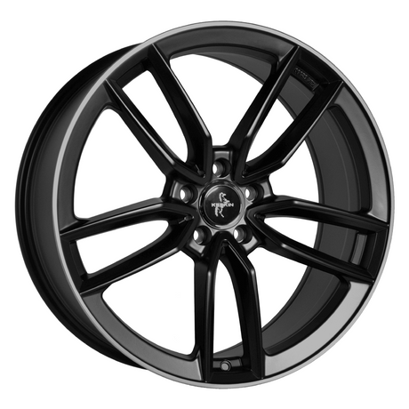 Keskin KT21 Elegance Matt Black Lip Polish Alufelge 8.5x20 ET30 5x112/66.6