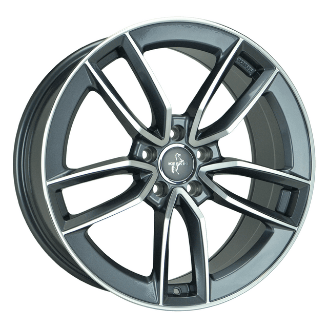 Keskin KT21 Elegance Palladium Front Polish Alufelge 7.5x17 ET30 5x112/66.6