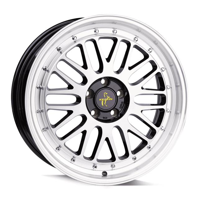 Keskin KT22 Retro Black Front Polish Alufelge 8.5x19 ET30 5x100/57.1