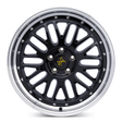 Keskin KT22 Retro Black Lip Polish Alufelge 8.5x19 ET45 5x112/72.6