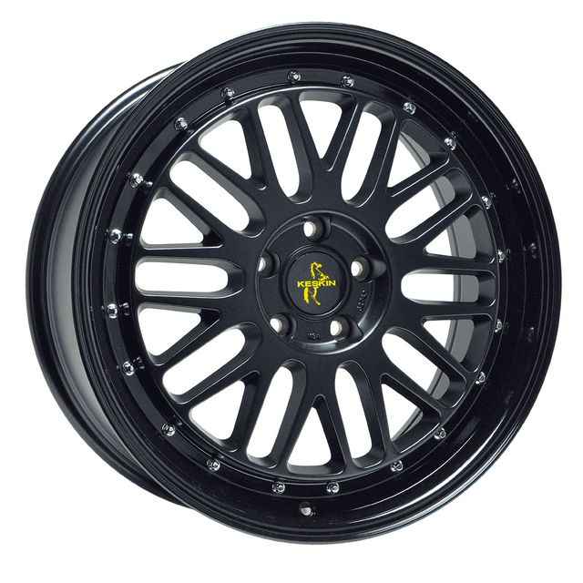 Keskin KT22 Retro Matt Black Painted Alufelge 8.5x19 ET30 5x112/72.6