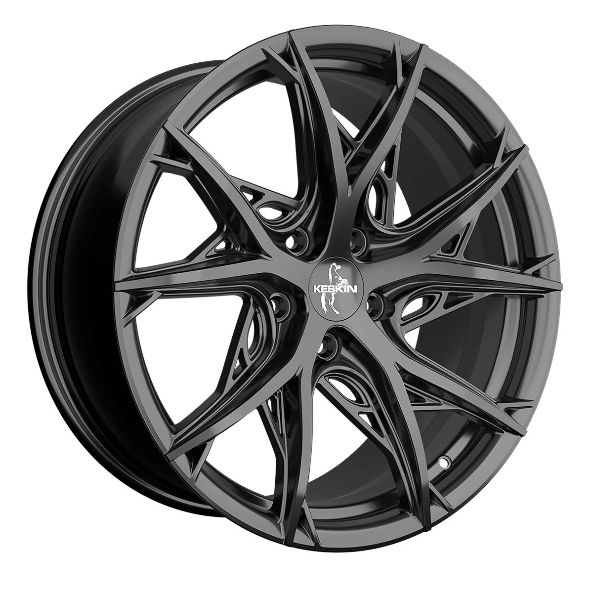 Keskin KT24C Black Painted Alufelge 8.5x19 ET30 5x112/66.6