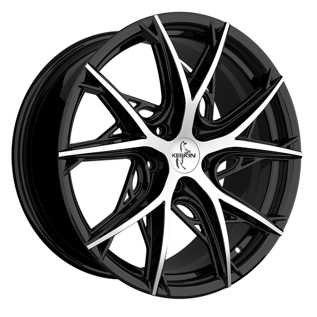 Keskin KT24 Black Painted Red Inside Alufelge 8.5x19 ET40 5x108/72.6
