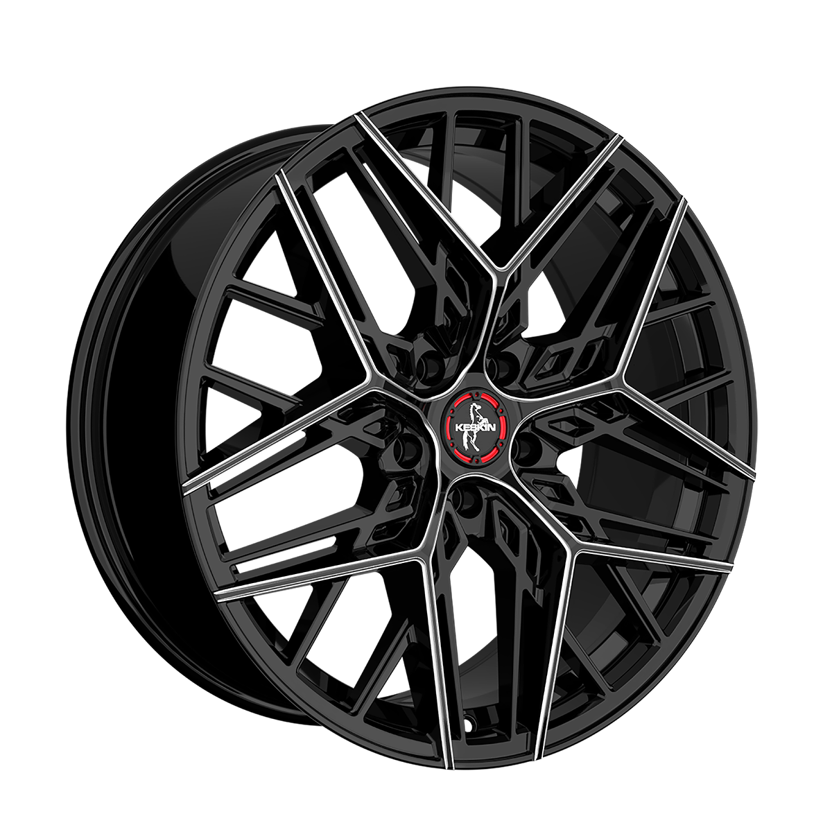 Keskin KT25 Black Secret Diamond Alufelge 8x18 ET29 5x112/66.6