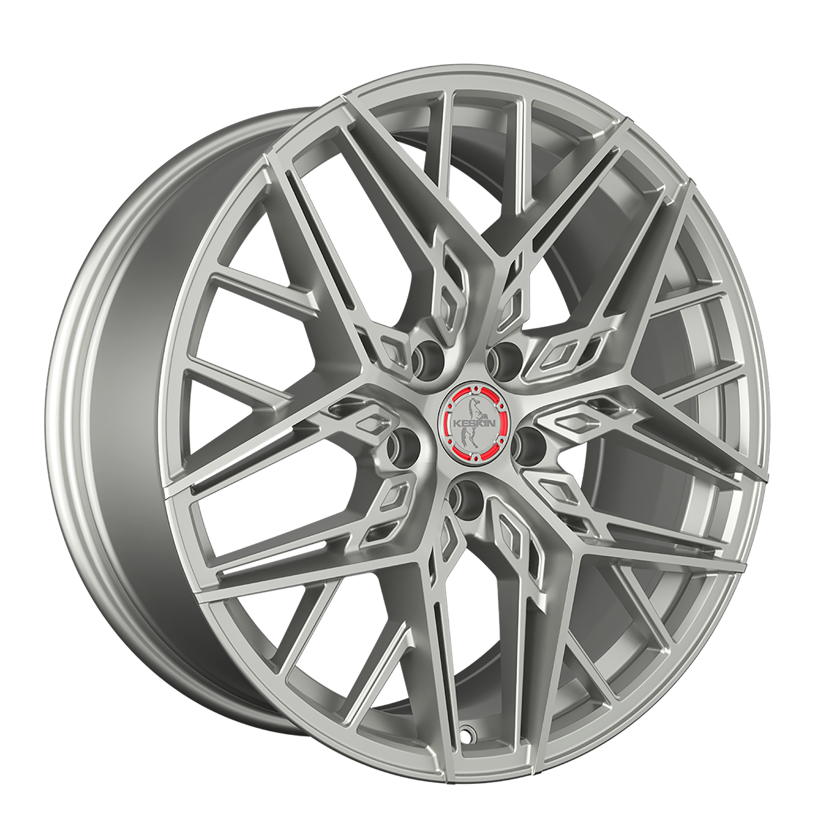 Keskin KT25 Silver Painted Alufelge 8.5x19 ET45 5x114.3/72.6