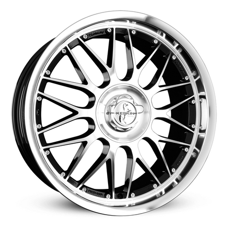 Keskin KT4 New Racer Black Front Polish Alufelge 8x17 ET35 5x108/5x120/72.6