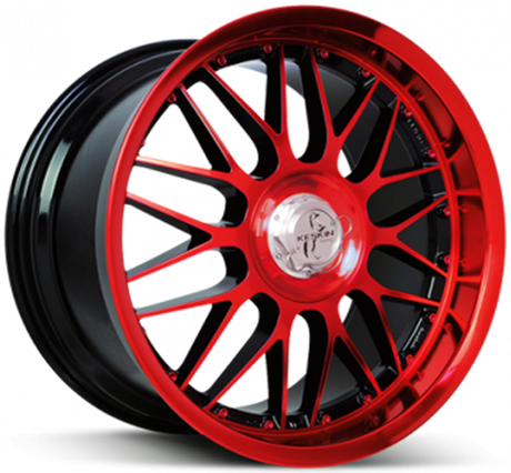 Keskin KT4 New Racer Candy Red Alufelge 9x16 ET25 4x100/4x108/63.4