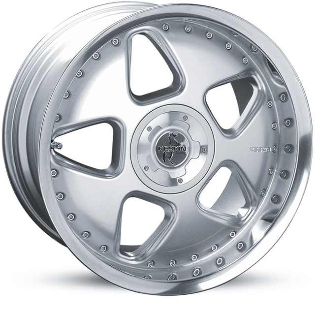 Keskin KT5 Silver Lip Polish Alufelge 9x16 ET25 5x112/5x120/72.6