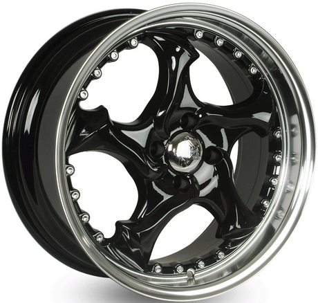 Keskin KT7 Black Polish Alufelge 9x17 ET30 4x100/63.4