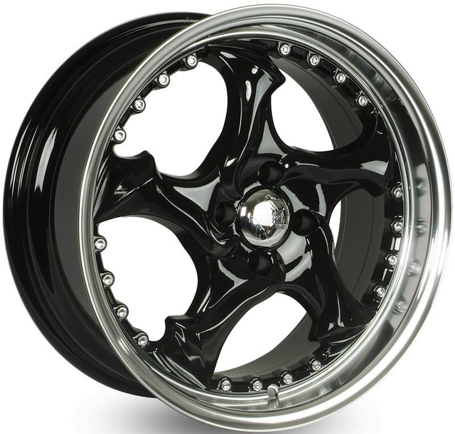 Keskin KT7 Black Polish Alufelge 9x17 ET30 4x100/63.4