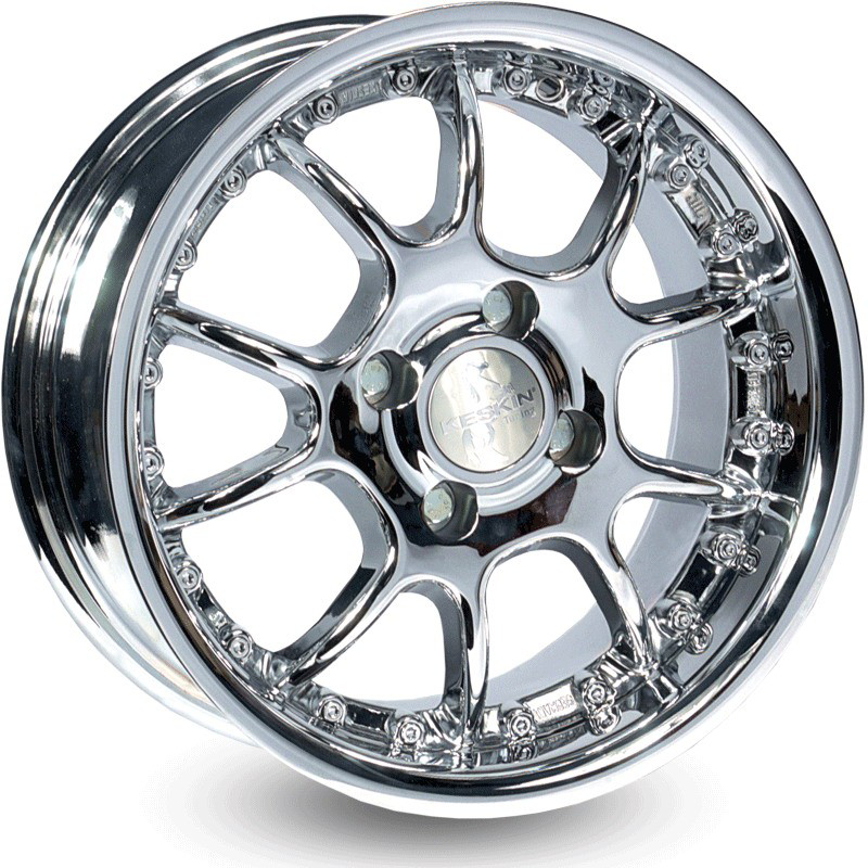 Keskin KTJ Chrom Alufelge 7x15 ET35 4x108/63.4