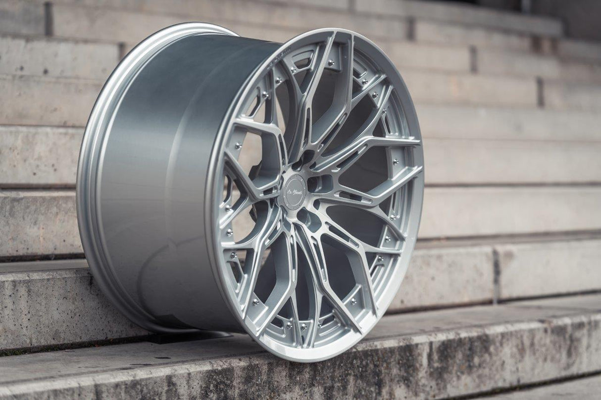 La Chanti LC-F9 10J x 22 Zoll 5x112 ET20 Machined Silver/Chrome LIP