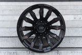La Chanti LC-OF7 12J x 20 Zoll 6x135 ET-25 Glossy Black Milled