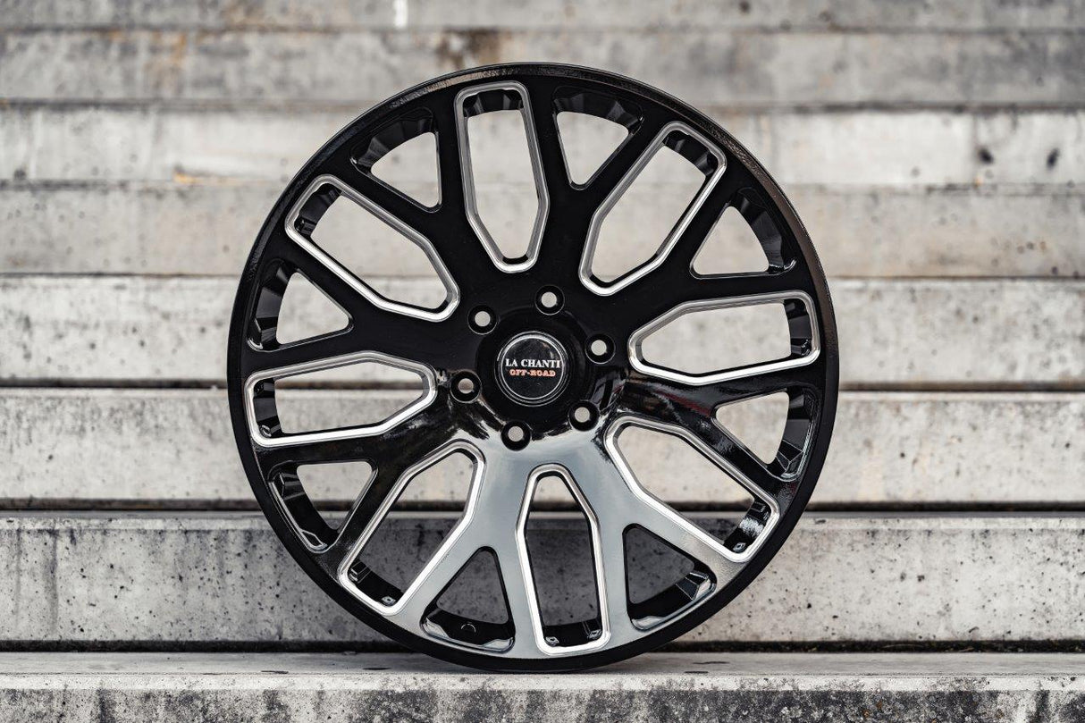 La Chanti LC-OF8 9,5J x 22 Zoll 6x135 ET32 Glossy Black Milled