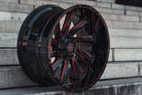 La Chanti LC-OF10 12J x 20 Zoll 5x127 ET-44 Glossy Black Milled