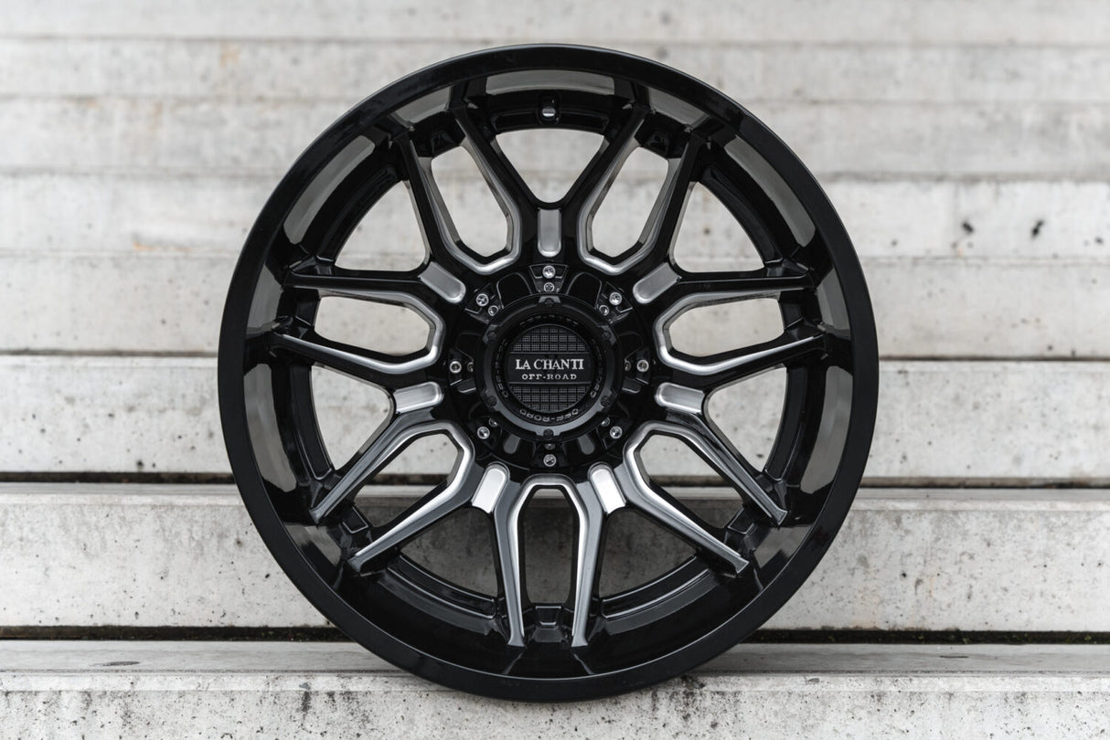 La Chanti LC-OF13 12J x 20 Zoll 6x135 ET-44 Glossy Black Milled