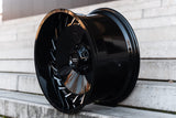 La Chanti LC-OF15 12J x 22 Zoll 6x135-139 ET-25 Glossy Black / RED Spockes