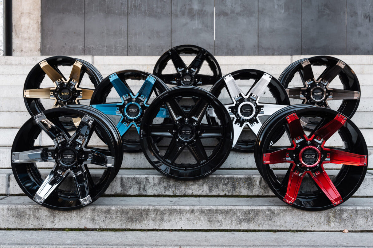 La Chanti LC-OF16 12J x 22 Zoll 5x127 ET-44 Matt Black / Inserts