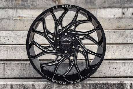 La Chanti LC-OF20 10J x 22 Zoll 5x139,7 ET12 Glossy Black Milled