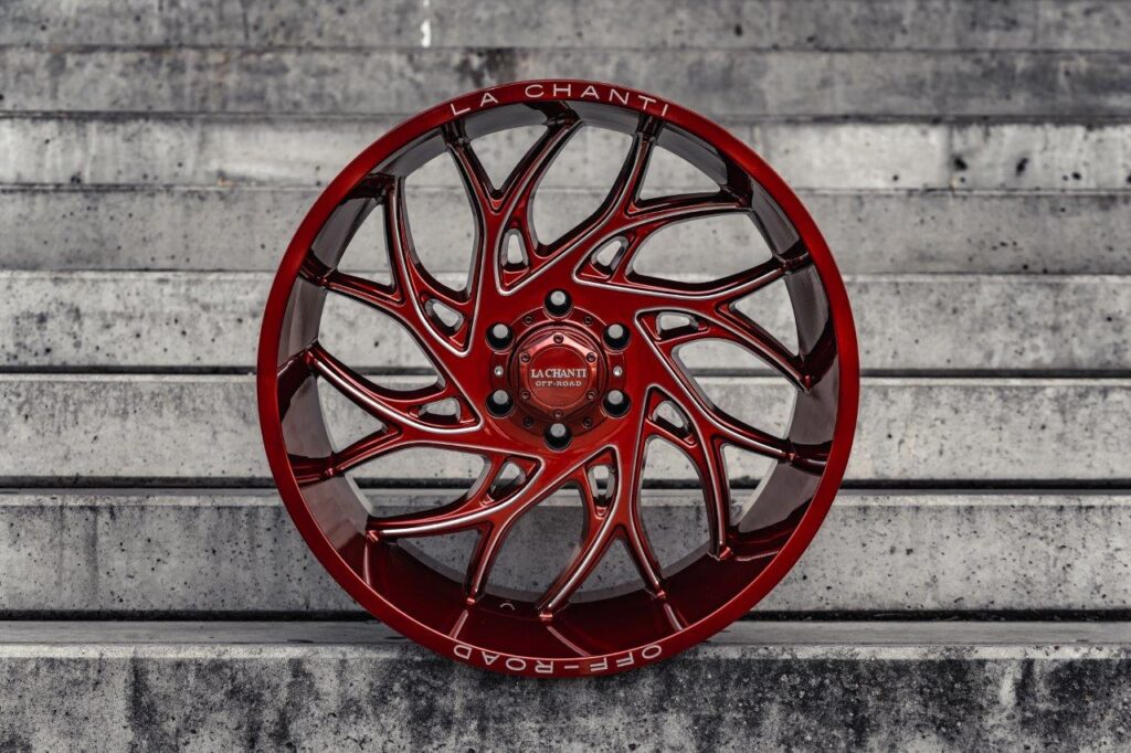 La Chanti LC-OF20 11,5J x 22 Zoll 6x139,7 ET-25 Glossy Red Milled