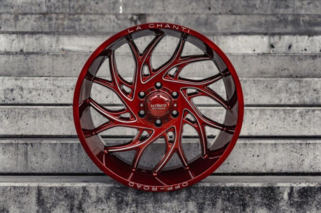 La Chanti LC-OF20 11,5J x 22 Zoll 6x139,7 ET-25 Glossy Red Milled