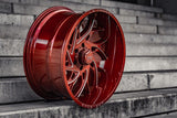 La Chanti LC-OF20 11,5J x 22 Zoll 6x139,7 ET-25 Glossy Red Milled