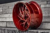 La Chanti LC-OF20 11,5J x 22 Zoll 6x139,7 ET-25 Glossy Red Milled