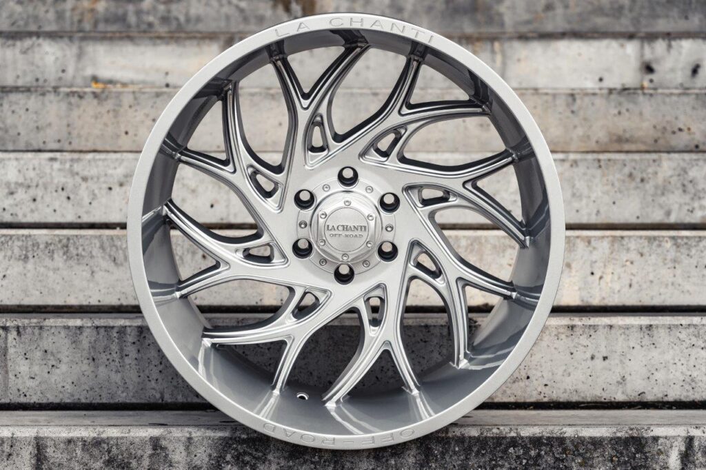 La Chanti LC-OF20 10J x 22 Zoll 6x139,7 ET12 Glossy Silver Milled