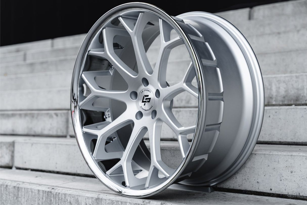La Chanti LC-P20 9J x 22 Zoll 5x115 ET15 Brushed Silver – SS LIP