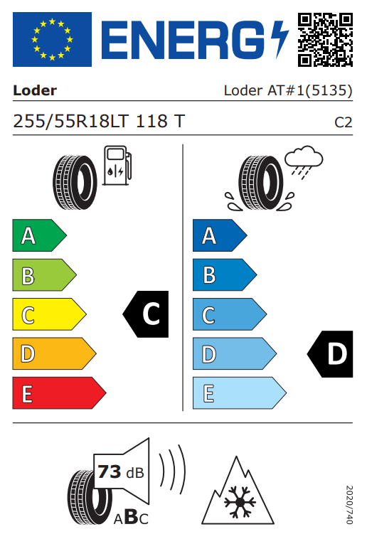 LODER AT#1 255/55 R18 für SCHWEIZ