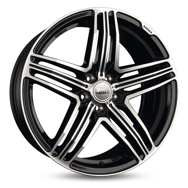 MAM 11 Black Front Polish Alufelge 8x18 ET40 5x105/56.6