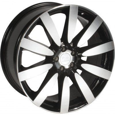 MAM 7 Black Front Polish Alufelge 8x17 ET35 5x112/72.6