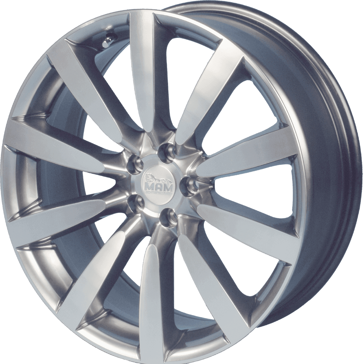 MAM 7 Chrom Alufelge 8.5x19 ET45 5x114.3/72.6