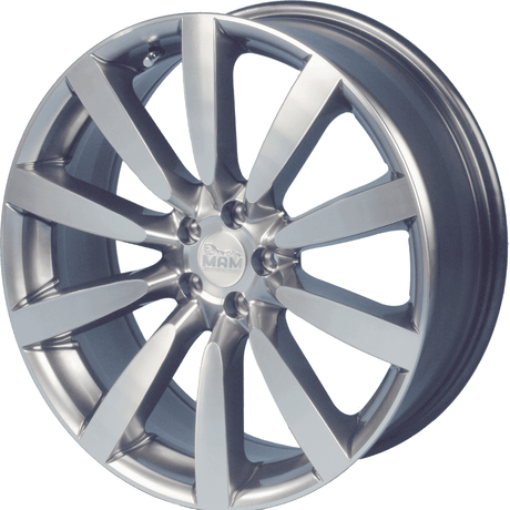 MAM 7 Chrom Alufelge 8.5x19 ET45 5x108/72.6
