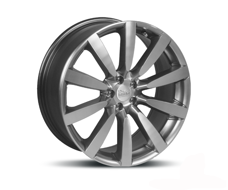 MAM 7 Silver Painted Alufelge 7.5x16 ET37 4x100/63.4